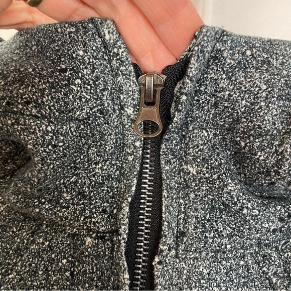 Lululemon Scuba Hoodie Jacket Full Zip Womens 4 Small Gray Black Speckle Pockets - Picture 9 of 12